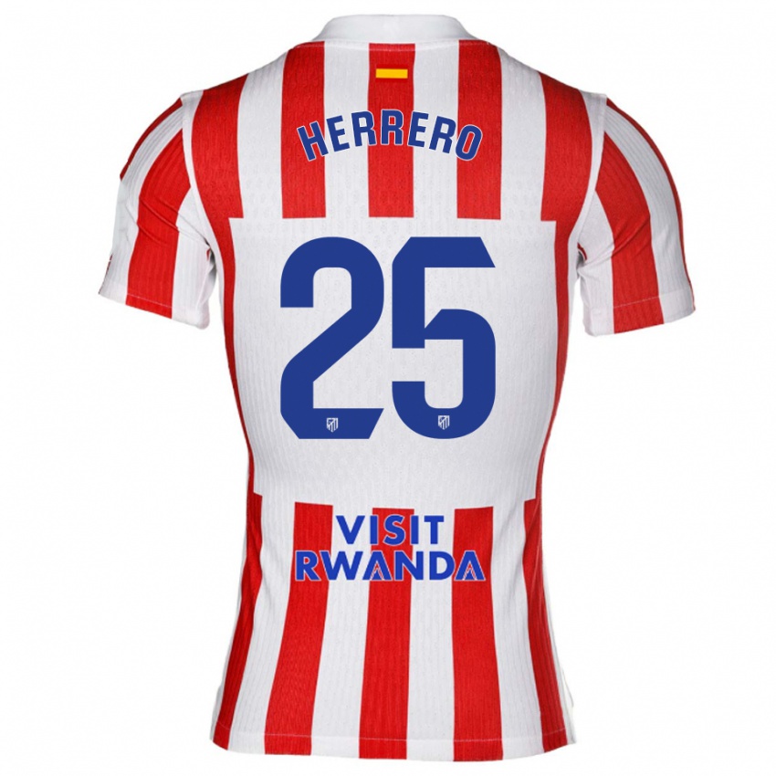 ילדים אלכס הררו #25 אדום לבן ג'רזי ביתית 2025/26 חולצה קצרה