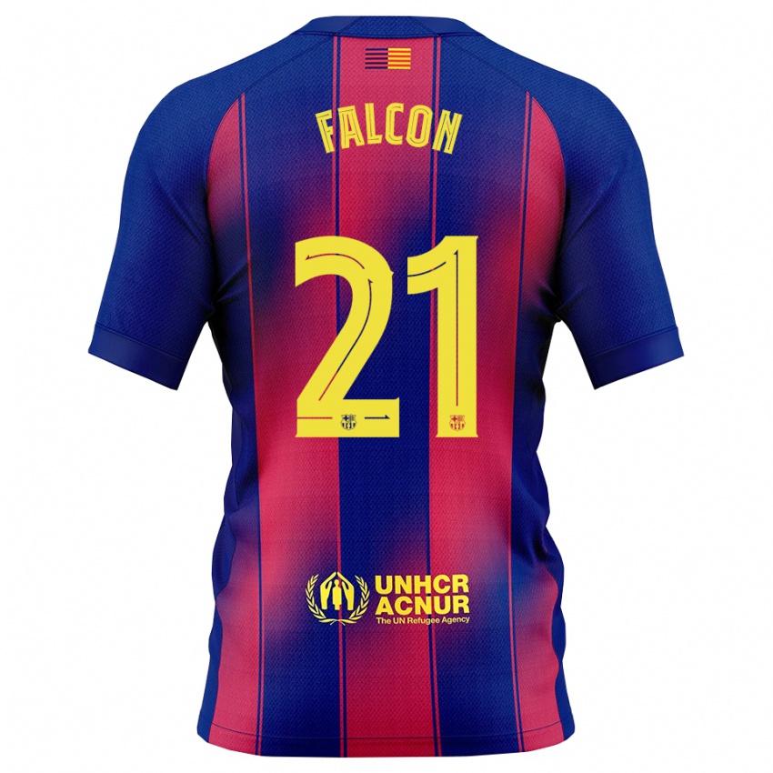 ילדים אנדריאה בז #21 כחול אדום ג'רזי ביתית 2025/26 חולצה קצרה