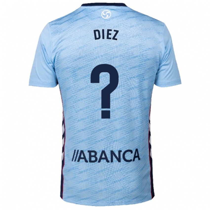 ילדים Sergio Diez #0 תכלת אדום ג'רזי ביתית 2025/26 חולצה קצרה