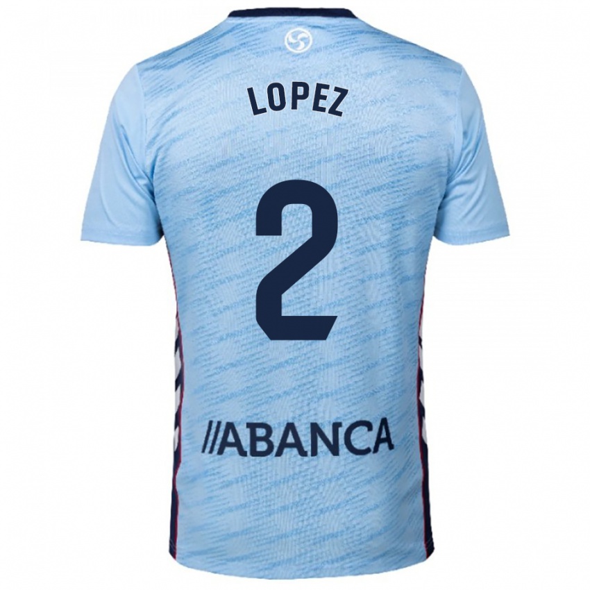 ילדים איבן לופז #2 תכלת אדום ג'רזי ביתית 2025/26 חולצה קצרה