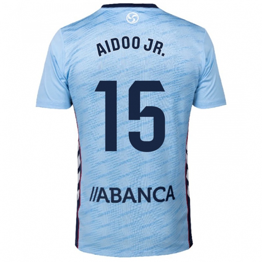 ילדים ג'וסף איידו #15 תכלת אדום ג'רזי ביתית 2025/26 חולצה קצרה