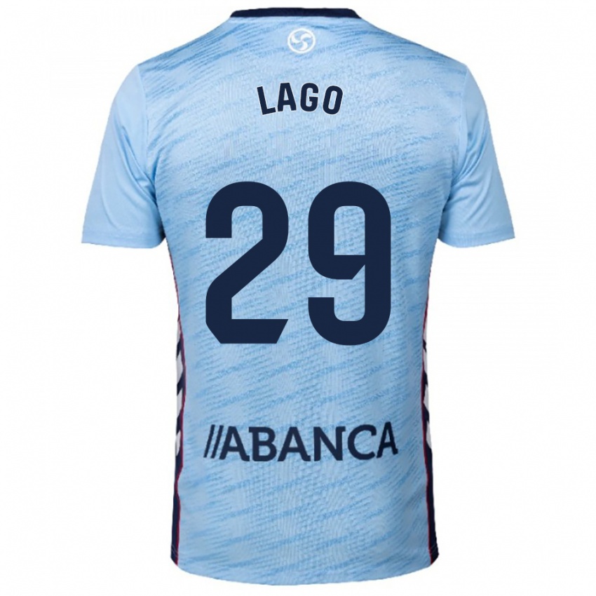 ילדים יואל לאגו אמיל #29 תכלת אדום ג'רזי ביתית 2025/26 חולצה קצרה