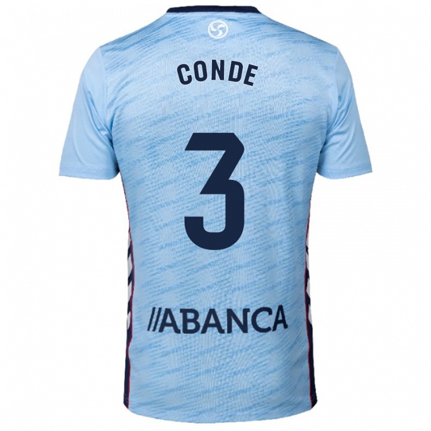 ילדים מרטין קונדה גומס #3 תכלת אדום ג'רזי ביתית 2025/26 חולצה קצרה