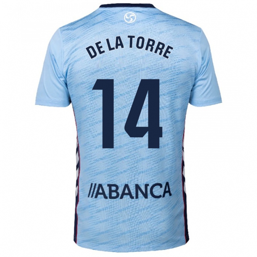 ילדים לוקה דה לה טורה #14 תכלת אדום ג'רזי ביתית 2025/26 חולצה קצרה