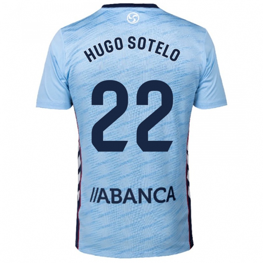 ילדים הוגו סוטלו #22 תכלת אדום ג'רזי ביתית 2025/26 חולצה קצרה