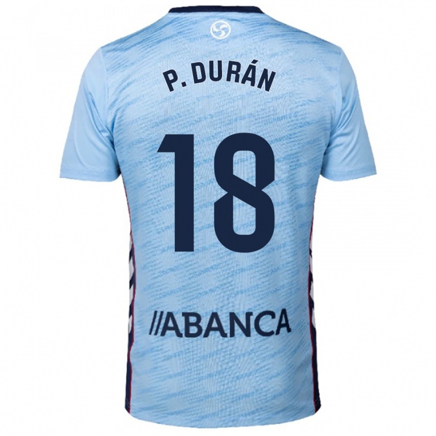 ילדים פבלו דוראן #18 תכלת אדום ג'רזי ביתית 2025/26 חולצה קצרה