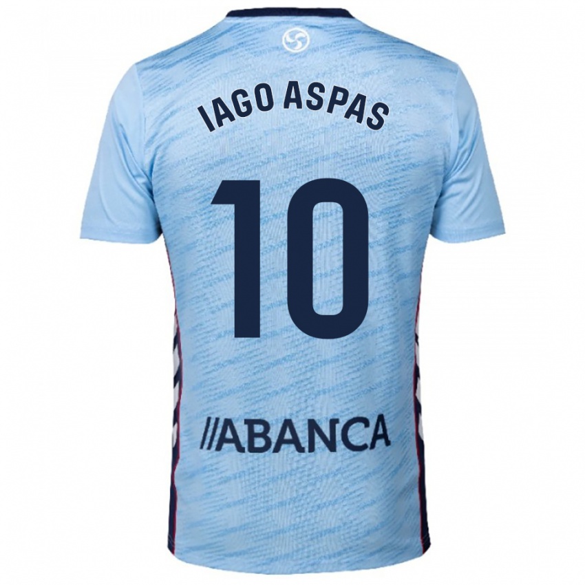 ילדים יאגו אספאס #10 תכלת אדום ג'רזי ביתית 2025/26 חולצה קצרה