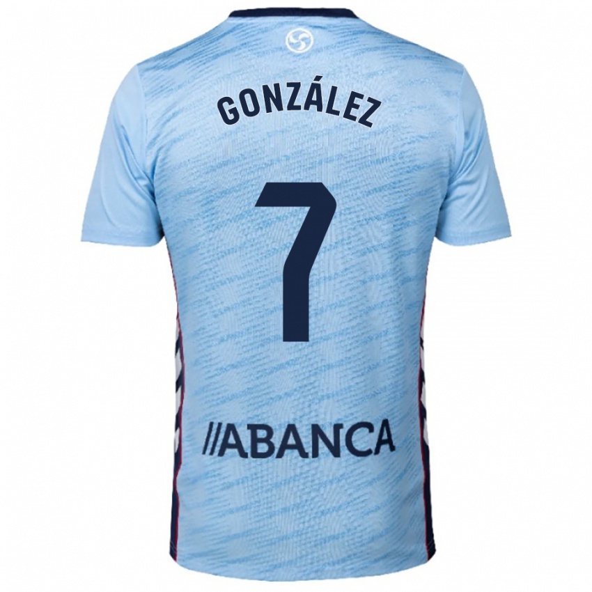 ילדים הוגו גונסאלס דה אוליביירה #7 תכלת אדום ג'רזי ביתית 2025/26 חולצה קצרה