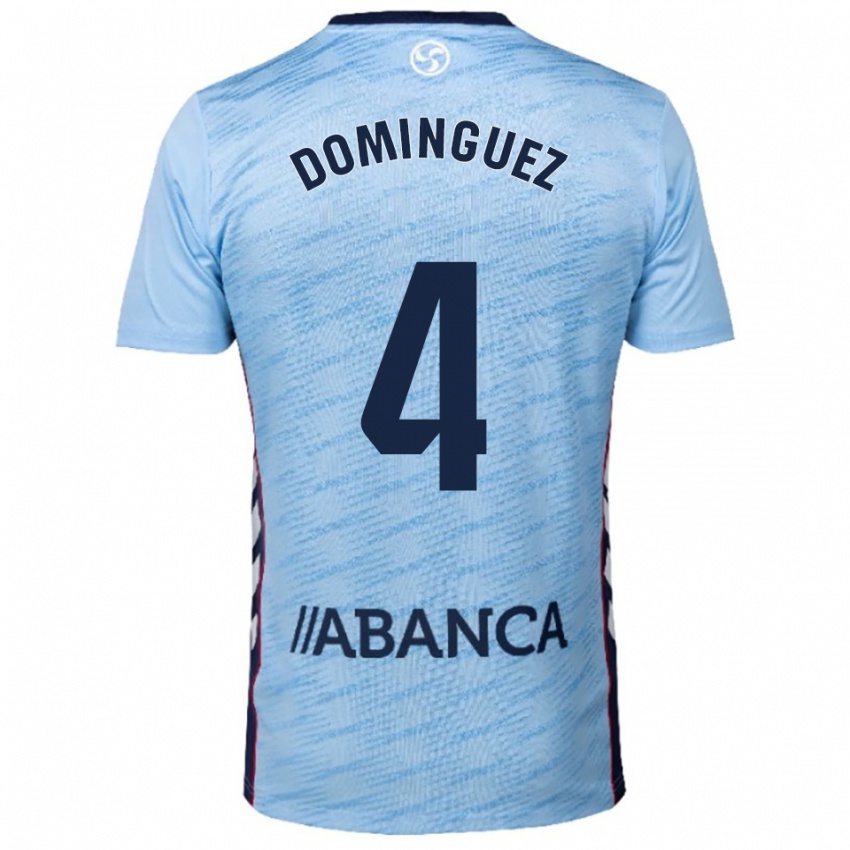 ילדים חביאר דומינגז אריבאס #4 תכלת אדום ג'רזי ביתית 2025/26 חולצה קצרה