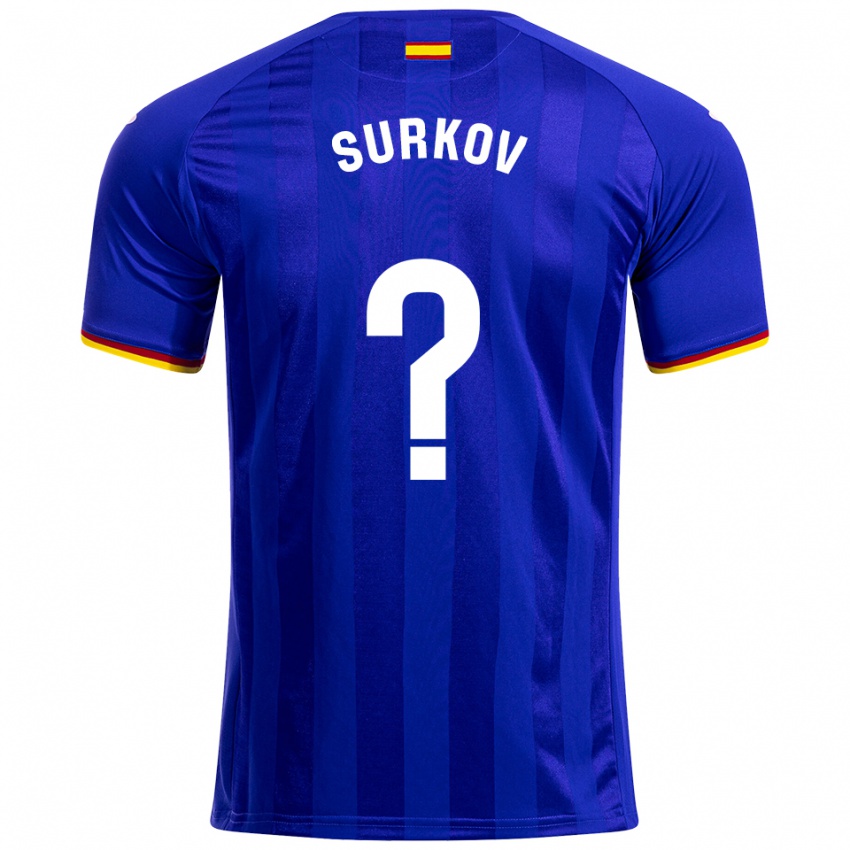 ילדים Iván Surkov #0 כחול אדום צהוב ג'רזי ביתית 2025/26 חולצה קצרה