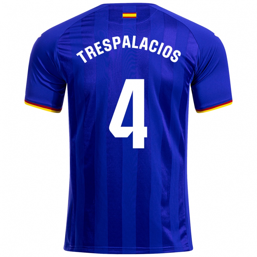 ילדים Adrián Trespalacios #4 כחול אדום צהוב ג'רזי ביתית 2025/26 חולצה קצרה