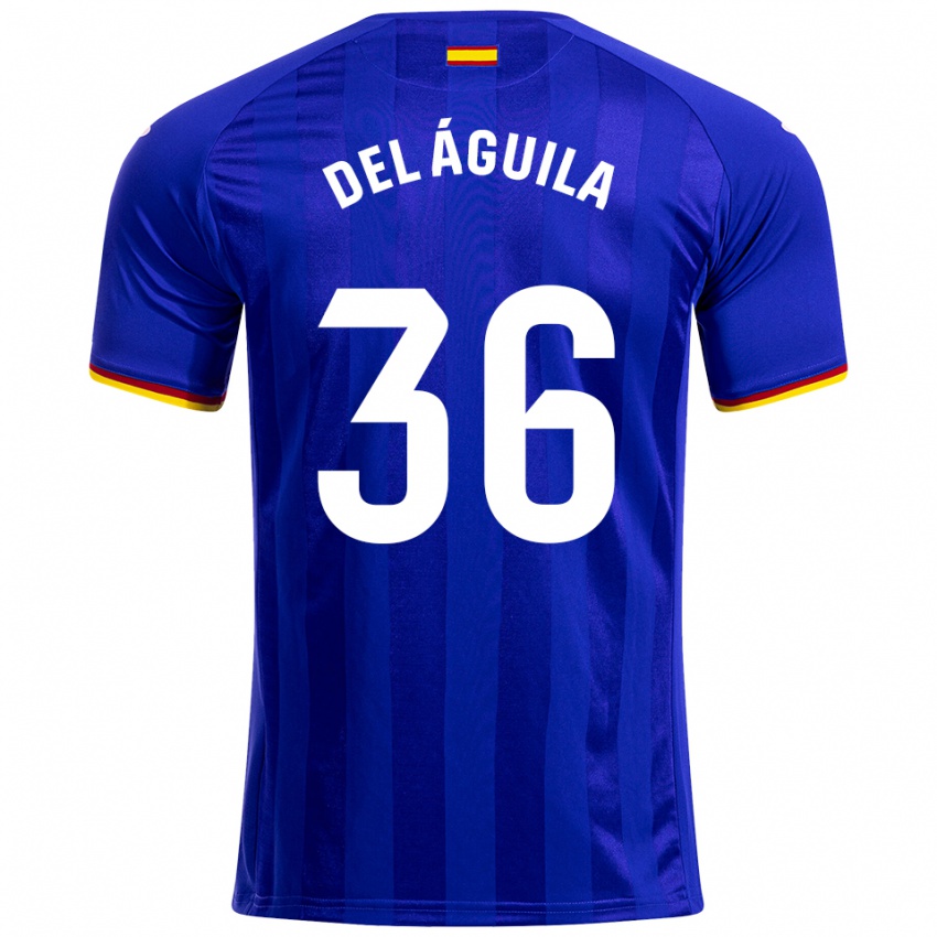 ילדים Ángel Del Águila #36 כחול אדום צהוב ג'רזי ביתית 2025/26 חולצה קצרה