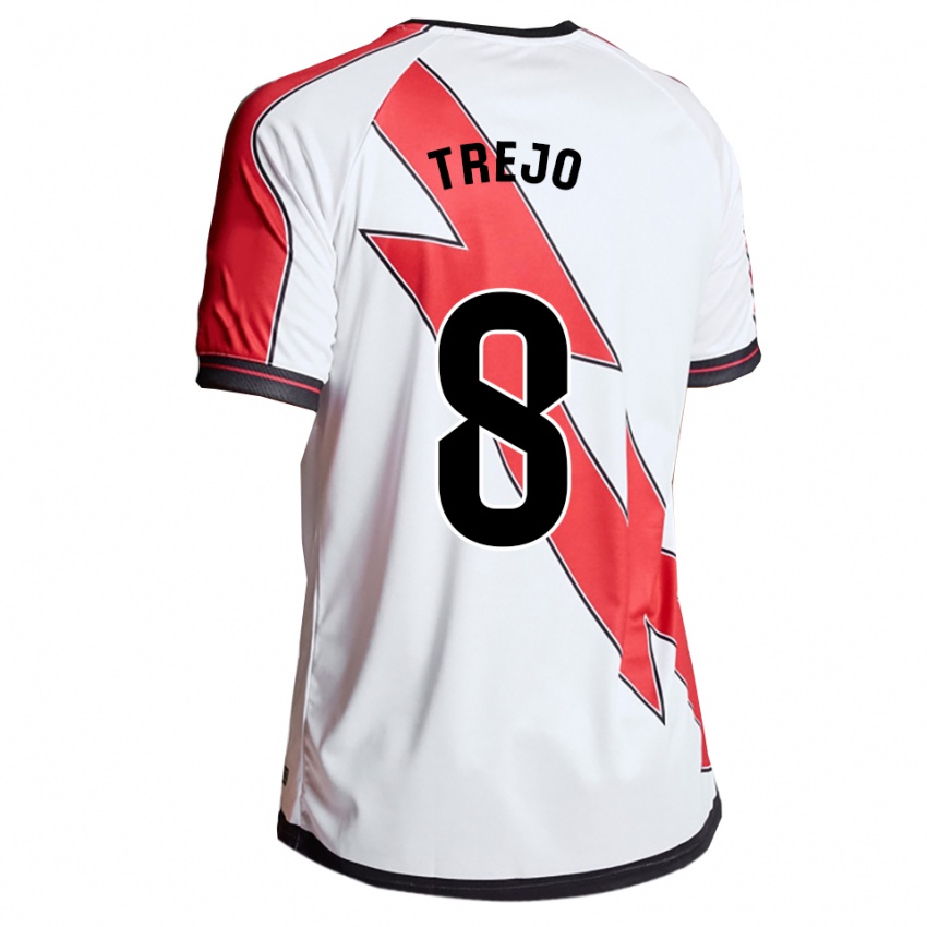 ילדים אוסקר טרחו #8 לבן אדום ג'רזי ביתית 2025/26 חולצה קצרה