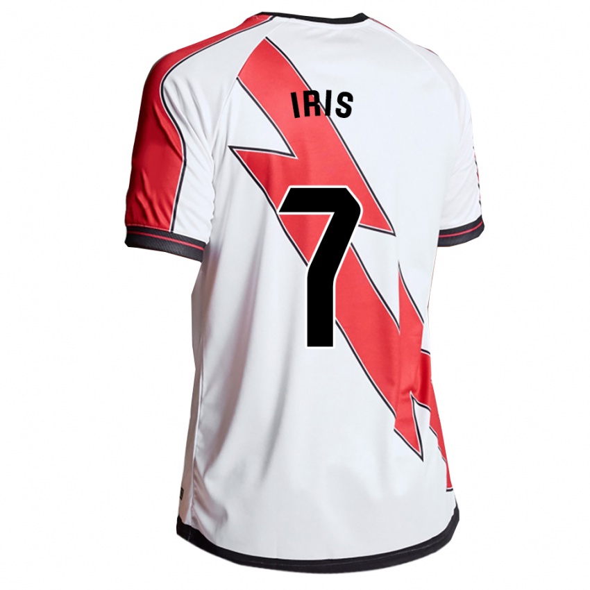 ילדים איריס פונסיאנו #7 לבן אדום ג'רזי ביתית 2025/26 חולצה קצרה