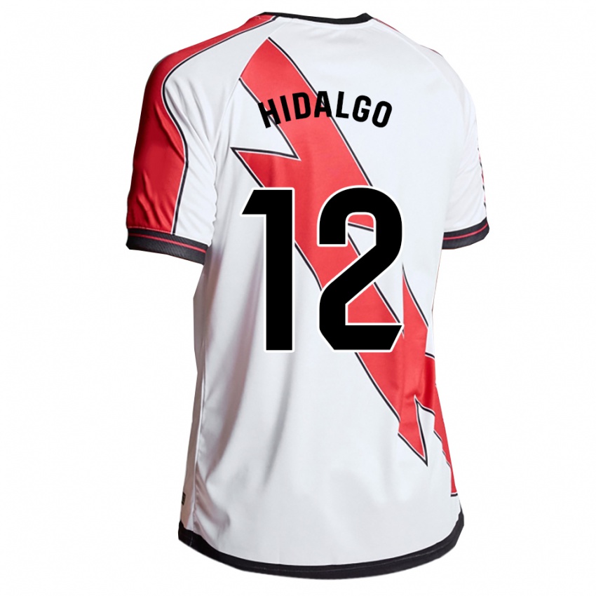 ילדים פאטרי הידאלגו #12 לבן אדום ג'רזי ביתית 2025/26 חולצה קצרה
