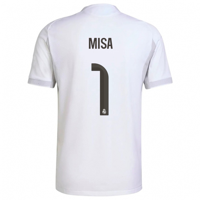 ילדים מריה רודריגס #1 לבן צהוב ג'רזי ביתית 2025/26 חולצה קצרה