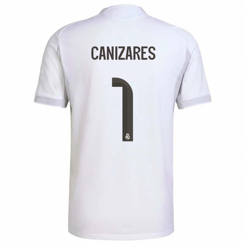 ילדים לוקאס קניסארס קונצ'לו #1 לבן צהוב ג'רזי ביתית 2025/26 חולצה קצרה