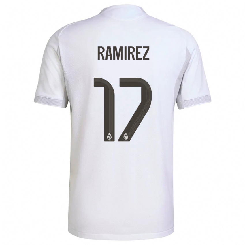 ילדים דריו רמירס רמירס #17 לבן צהוב ג'רזי ביתית 2025/26 חולצה קצרה