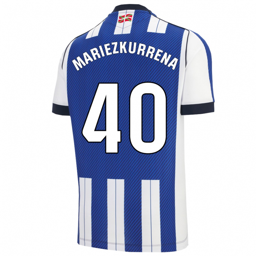 ילדים של ארקיץ מאריזקור #40 כחול לבן ג'רזי ביתית 2025/26 חולצה קצרה