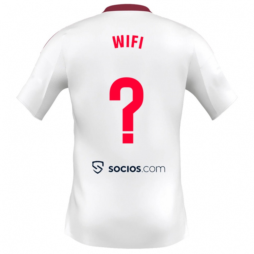 ילדים לוסיה מוראל #0 לבן אדום ג'רזי ביתית 2025/26 חולצה קצרה