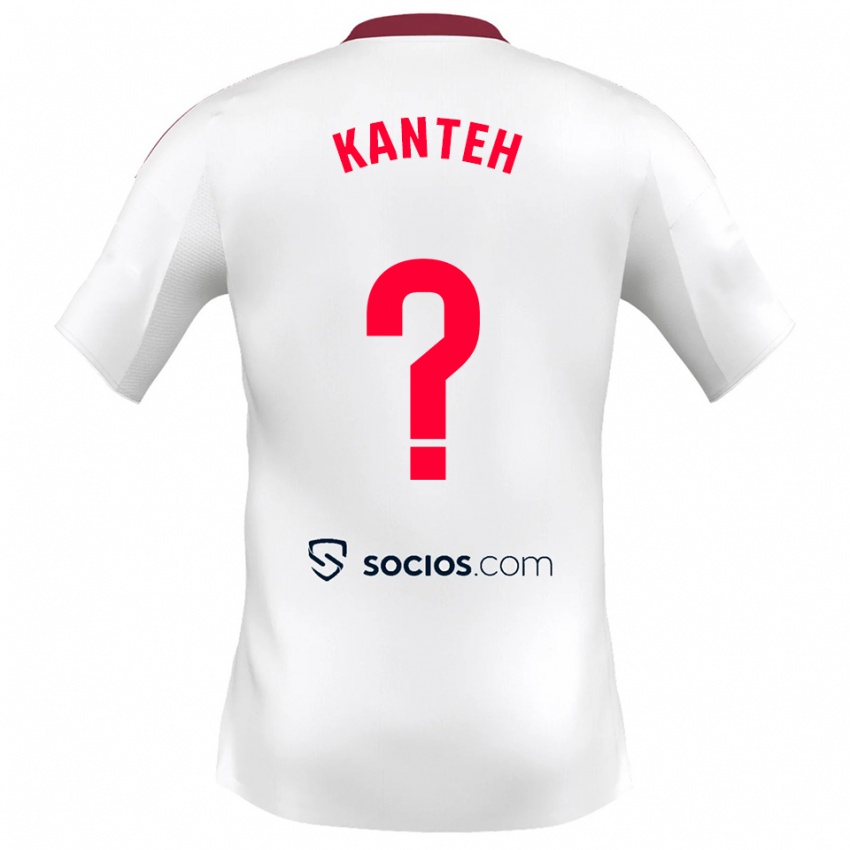 ילדים פאטו קנטה #0 לבן אדום ג'רזי ביתית 2025/26 חולצה קצרה