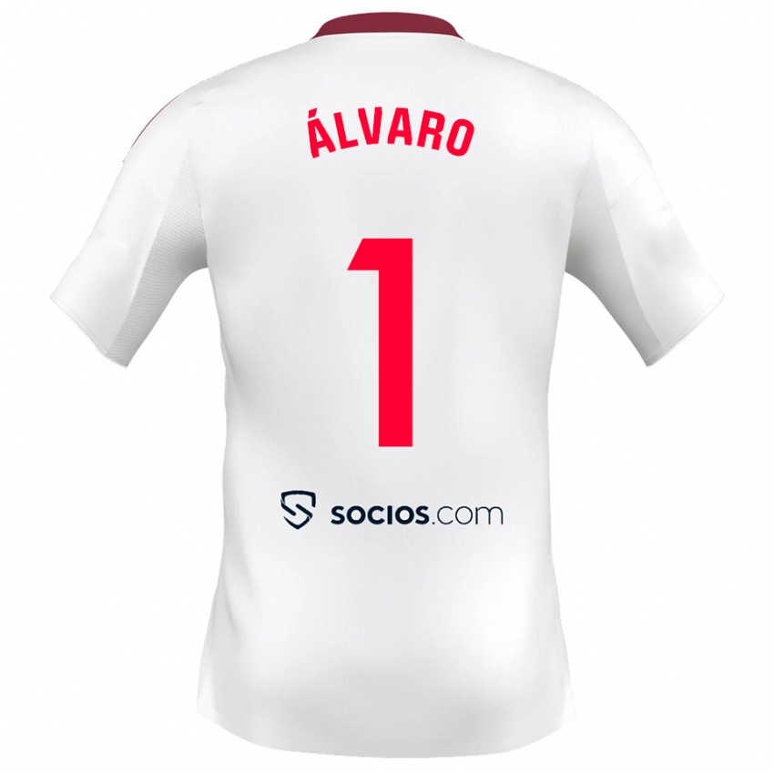 ילדים אלברו פרננדס #1 לבן אדום ג'רזי ביתית 2025/26 חולצה קצרה