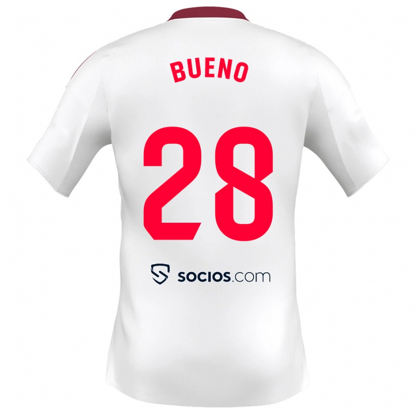 ילדים מאנו בואנו #28 לבן אדום ג'רזי ביתית 2025/26 חולצה קצרה