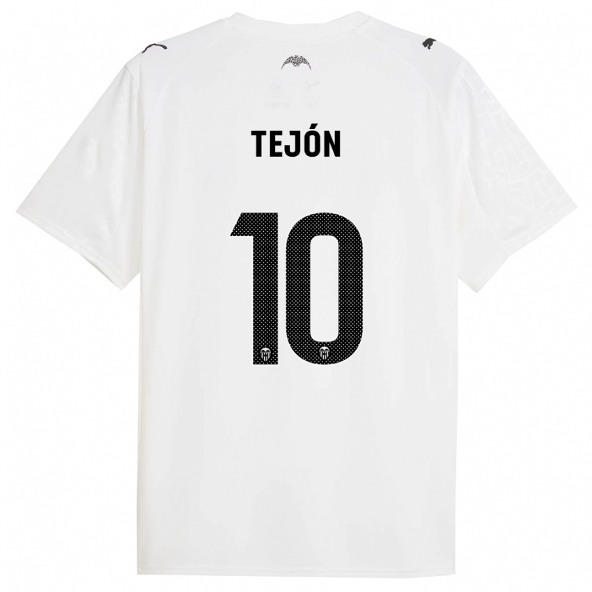 ילדים מרטין טחון פאולי #10 לבן שחור ג'רזי ביתית 2025/26 חולצה קצרה