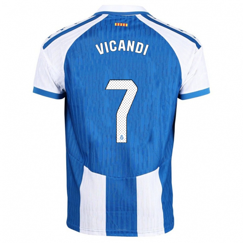 ילדים איימר ויקנדי אלזולה #7 כחול לבן ג'רזי ביתית 2025/26 חולצה קצרה