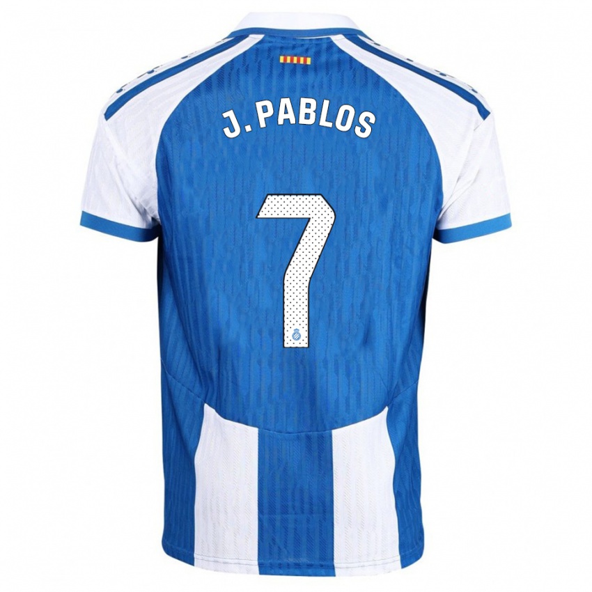 ילדים ג'ודית פבלוס גארידו #7 כחול לבן ג'רזי ביתית 2025/26 חולצה קצרה