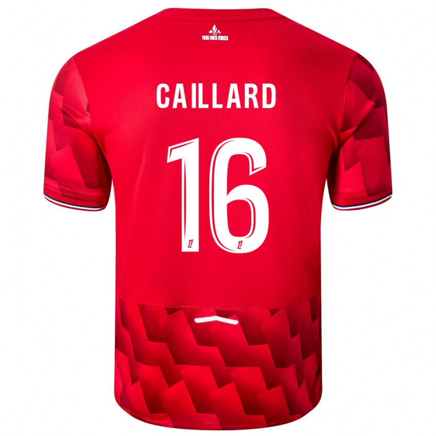 ילדים מארק-אורל קייארד #16 אדום לבן ג'רזי ביתית 2025/26 חולצה קצרה