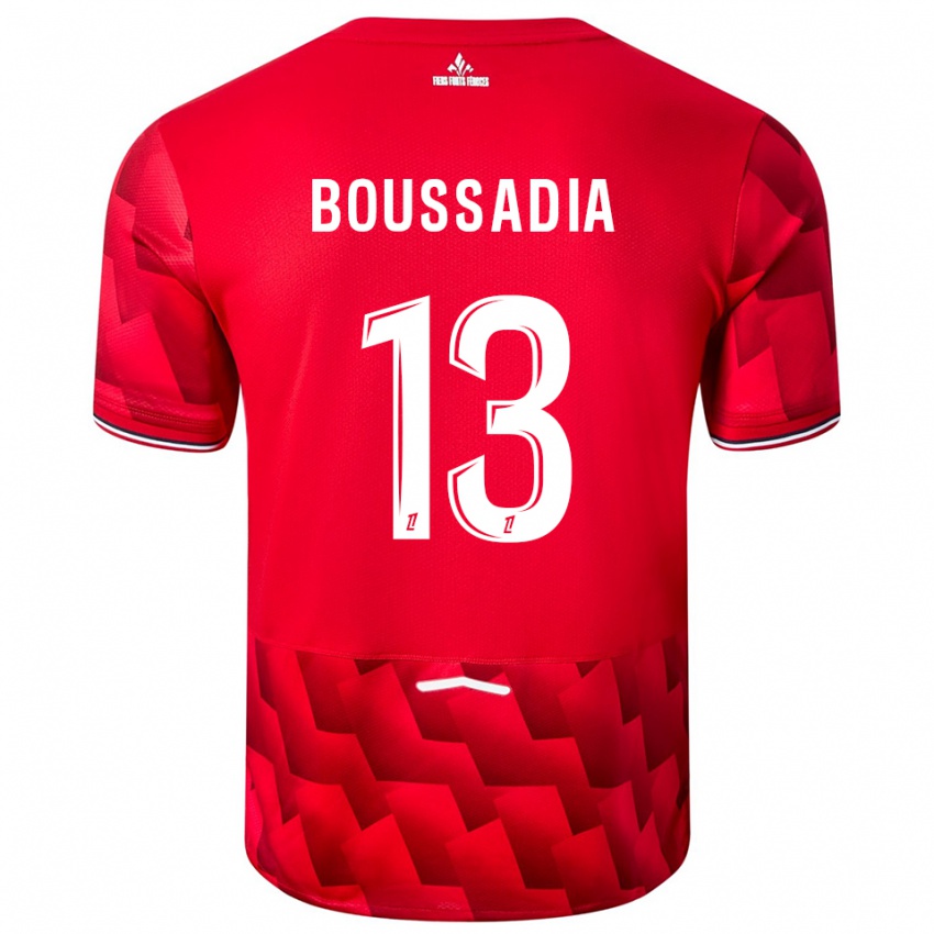 ילדים סעד בוסאדיה #13 אדום לבן ג'רזי ביתית 2025/26 חולצה קצרה