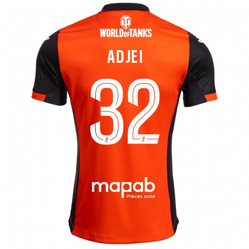 ילדים נת'ניאל אדג'יי #32 שחור כתום ג'רזי ביתית 2025/26 חולצה קצרה