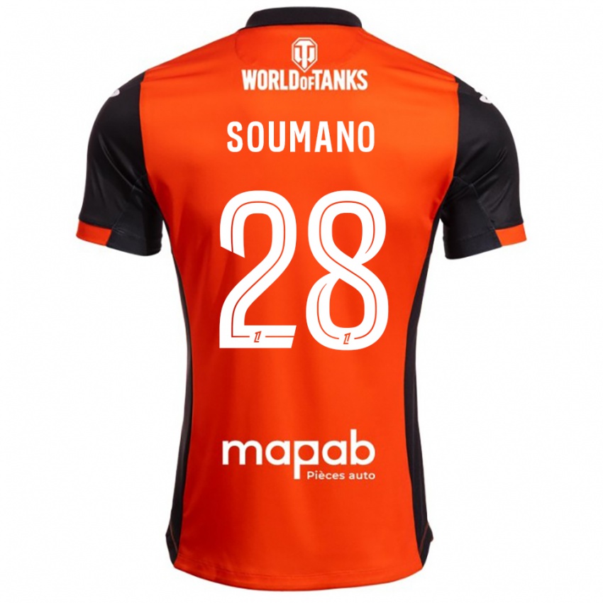 ילדים סמבו סומנו #28 שחור כתום ג'רזי ביתית 2025/26 חולצה קצרה