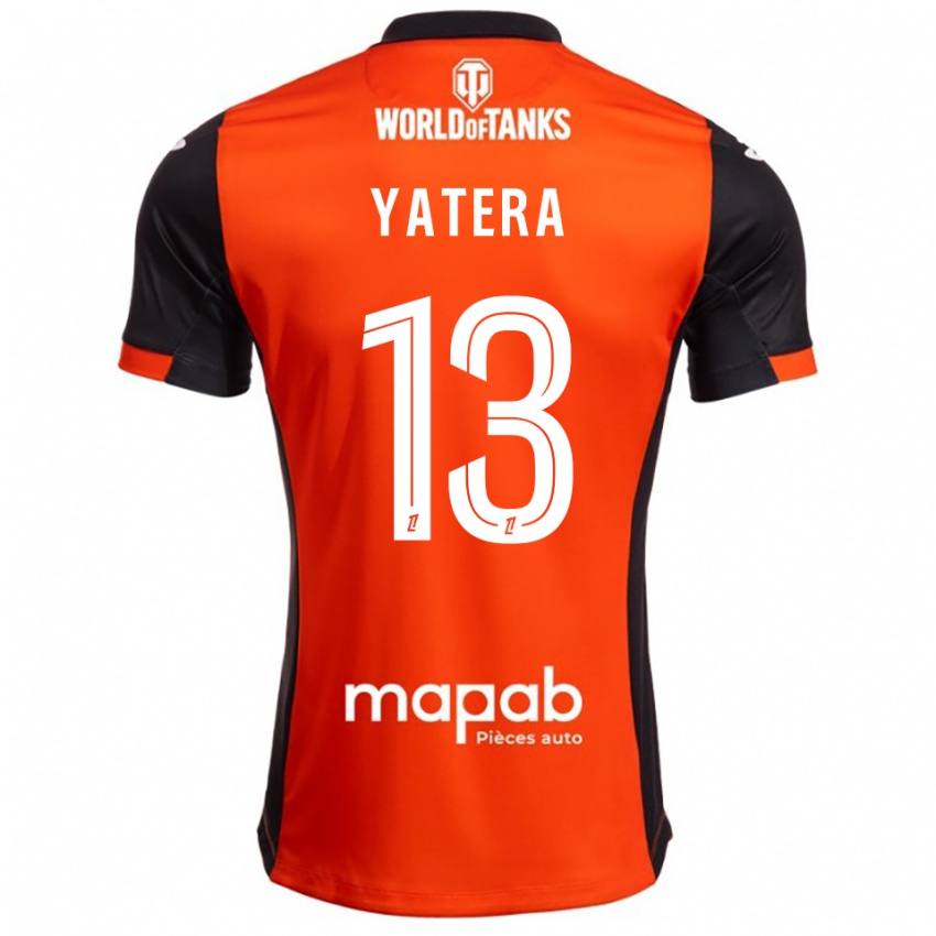 ילדים דמבה יאטרה #13 שחור כתום ג'רזי ביתית 2025/26 חולצה קצרה