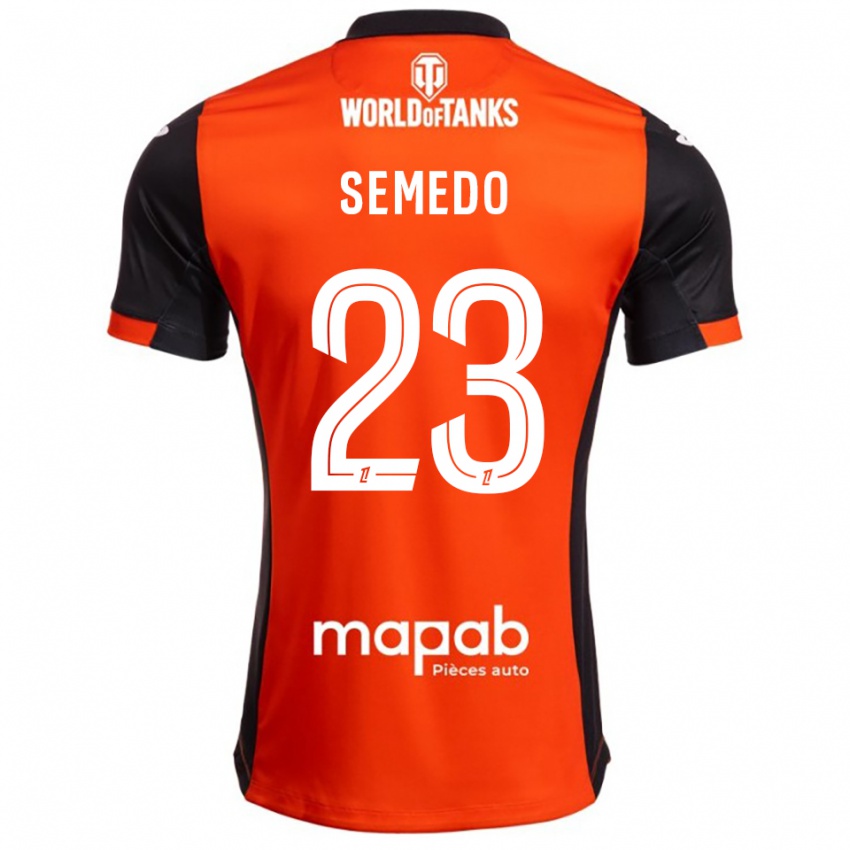 ילדים דניאל גזבייה סמדו #23 שחור כתום ג'רזי ביתית 2025/26 חולצה קצרה