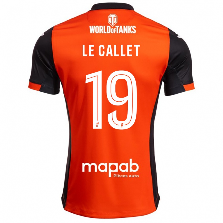 ילדים טיאגו לה קאלט #19 שחור כתום ג'רזי ביתית 2025/26 חולצה קצרה