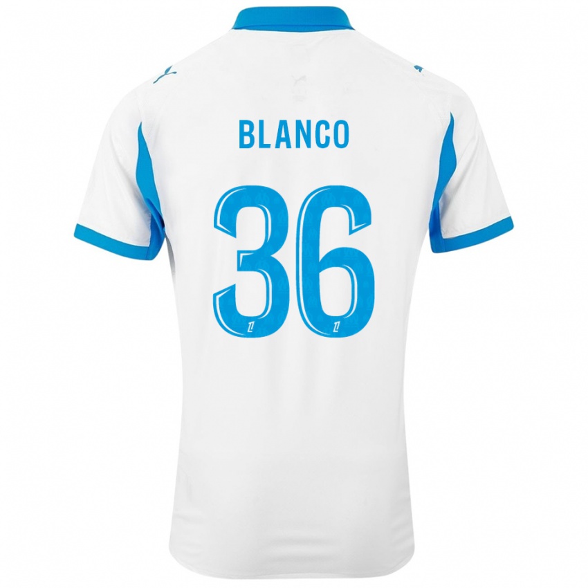 ילדים רובן בלנקו #36 לבן תכלת ג'רזי ביתית 2025/26 חולצה קצרה