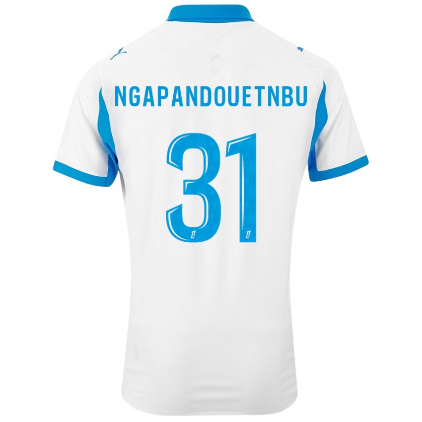 ילדים סיימון בריידי נגאפנדואטנבו #31 לבן תכלת ג'רזי ביתית 2025/26 חולצה קצרה