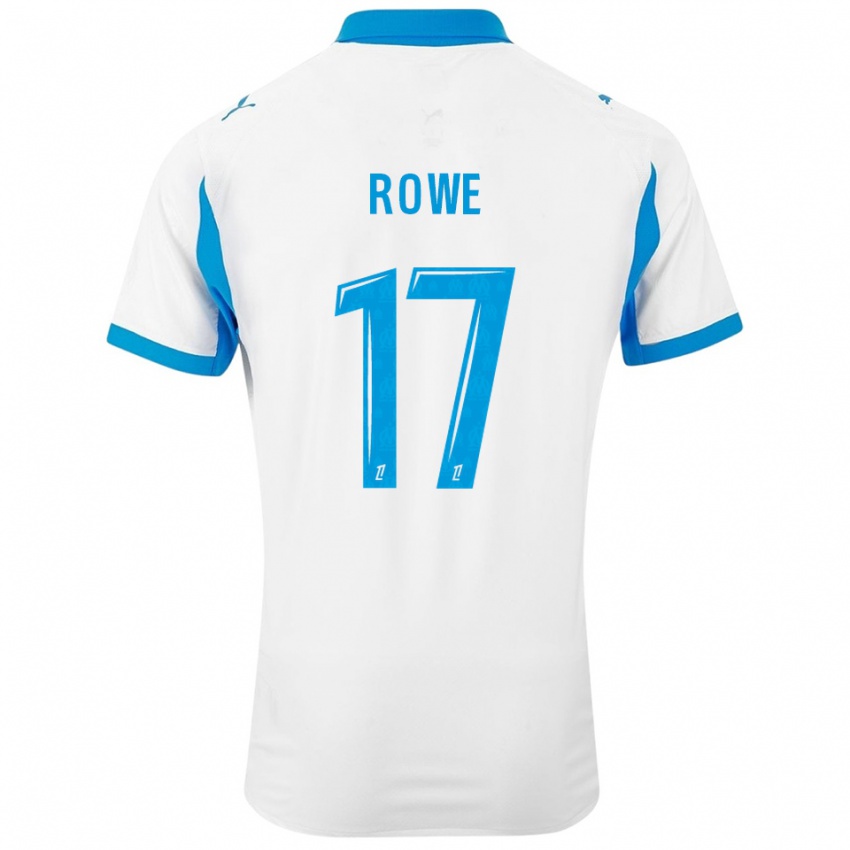 ילדים ג'ונתן רואו #17 לבן תכלת ג'רזי ביתית 2025/26 חולצה קצרה