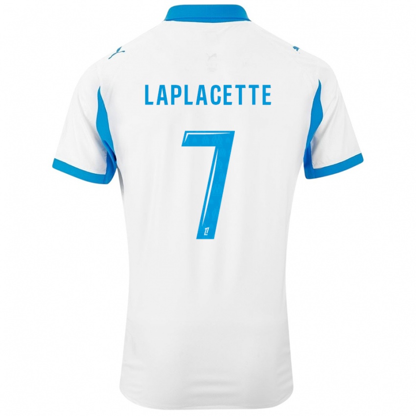 ילדים טס לפלסטה #7 לבן תכלת ג'רזי ביתית 2025/26 חולצה קצרה