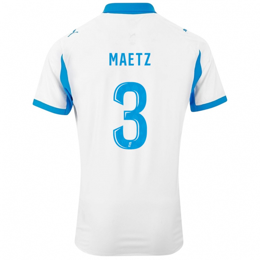 ילדים אגתה מעץ #3 לבן תכלת ג'רזי ביתית 2025/26 חולצה קצרה