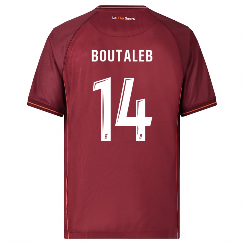 ילדים אינס בוטאלב #14 בורדו לבן ג'רזי ביתית 2025/26 חולצה קצרה