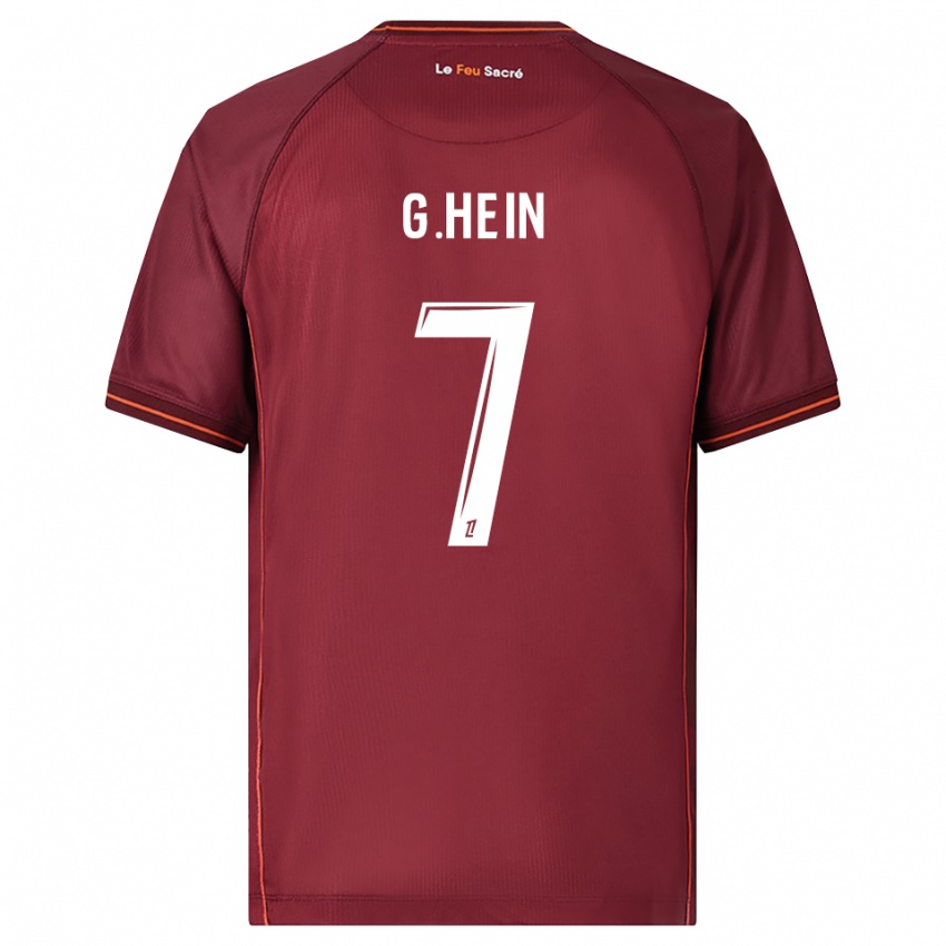 ילדים גוטייה היין #7 בורדו לבן ג'רזי ביתית 2025/26 חולצה קצרה