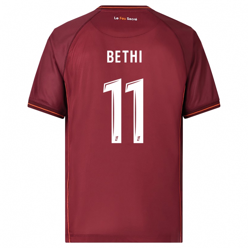 ילדים מליסה בתי #11 בורדו לבן ג'רזי ביתית 2025/26 חולצה קצרה