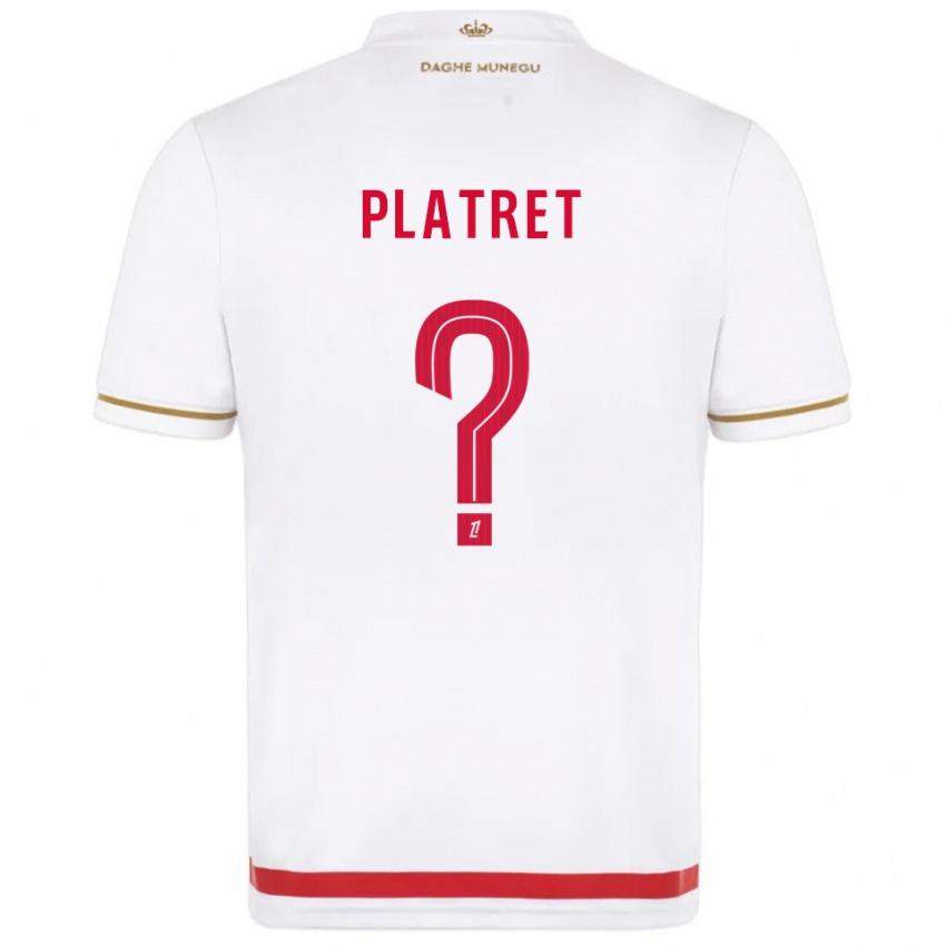 ילדים אורליאן פלטרט #0 אדום לבן ג'רזי ביתית 2025/26 חולצה קצרה