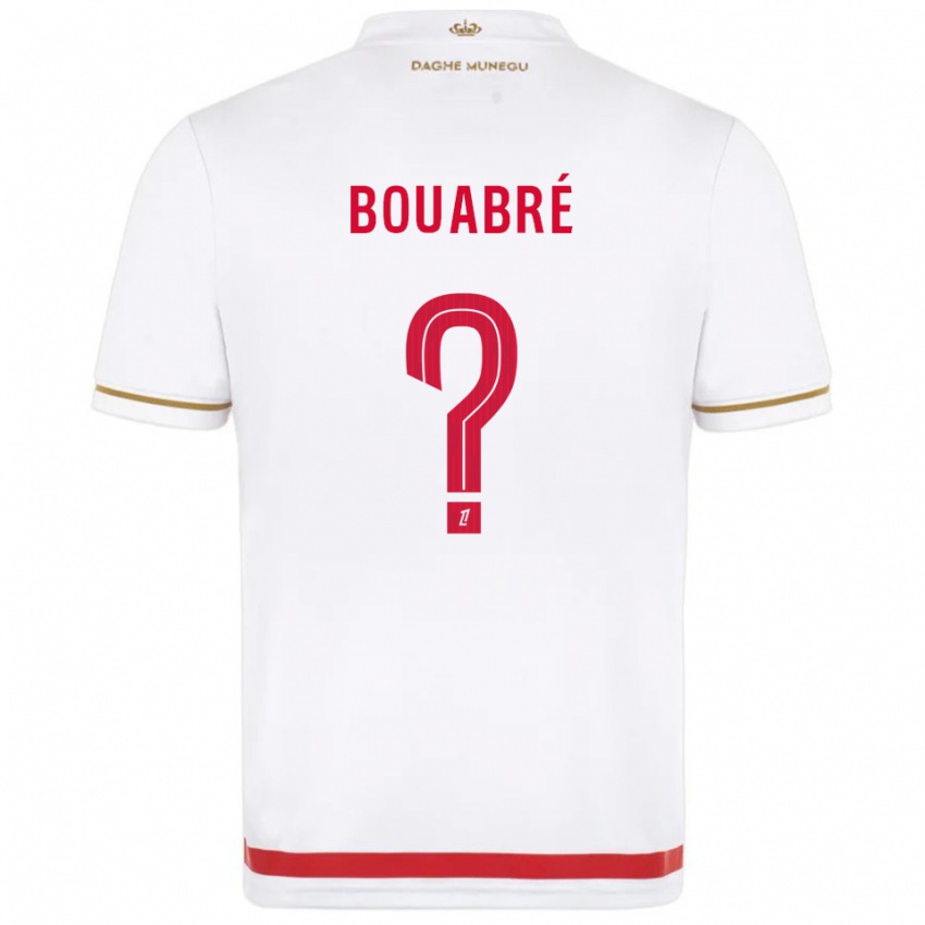 ילדים סיימון בואברה #0 אדום לבן ג'רזי ביתית 2025/26 חולצה קצרה