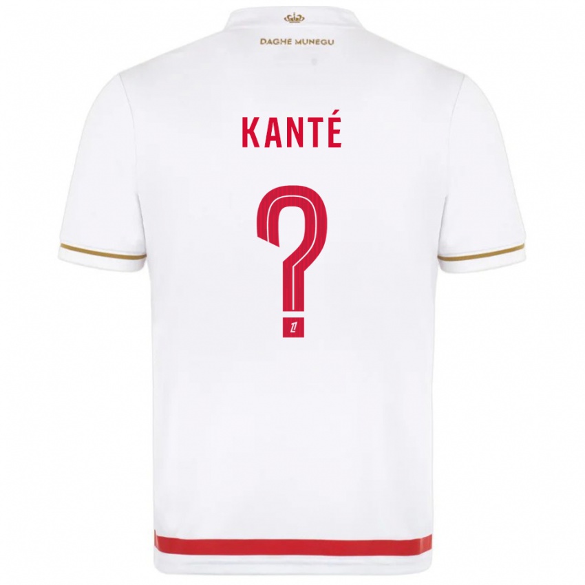 ילדים Hamidou Kanté #0 אדום לבן ג'רזי ביתית 2025/26 חולצה קצרה