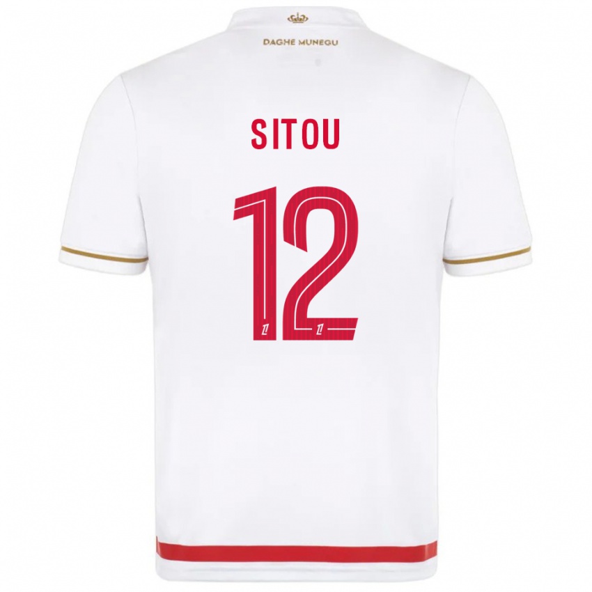 ילדים קווין סיטו #12 אדום לבן ג'רזי ביתית 2025/26 חולצה קצרה