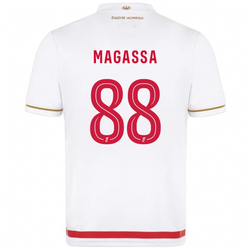 ילדים סונגוטו מגסה #88 אדום לבן ג'רזי ביתית 2025/26 חולצה קצרה